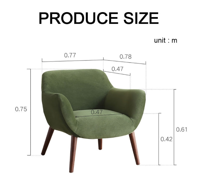 INS92 Armchair, Velvet-DodiTec WC1