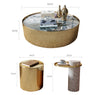 Luxury Coffee Table Set, Sintered Stone-DodiTec WC1