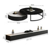 Kahoo Nesting Coffee Table, TV Stand, Sintered Stone-DodiTec WC1