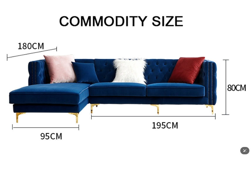 WH215 Two Seater Sofa, Velvet-DodiTec WC1