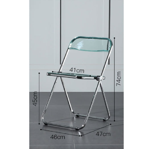 Philippe Starck Style Acrylic Folding Chair II-DodiTec WC1