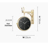 The Alley Clock, Gold Or Sliver-DodiTec WC1