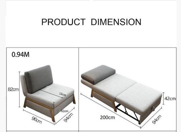 Nora Sofa Bed, Single Bed-DodiTec WC1