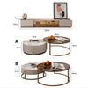 Eden II Living Room Coffee Table Set, TV Stand-DodiTec WC1