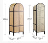 Cane Rattan Wardrobe, Oak-DodiTec WC1