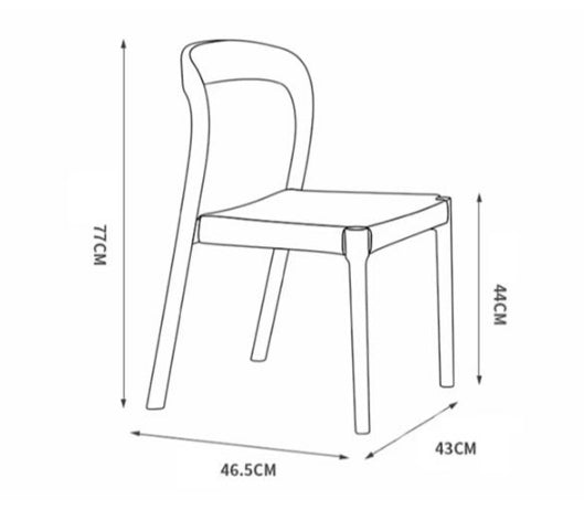 Bonnie Dining Chair, Rattan & Solid Wood-DodiTec WC1