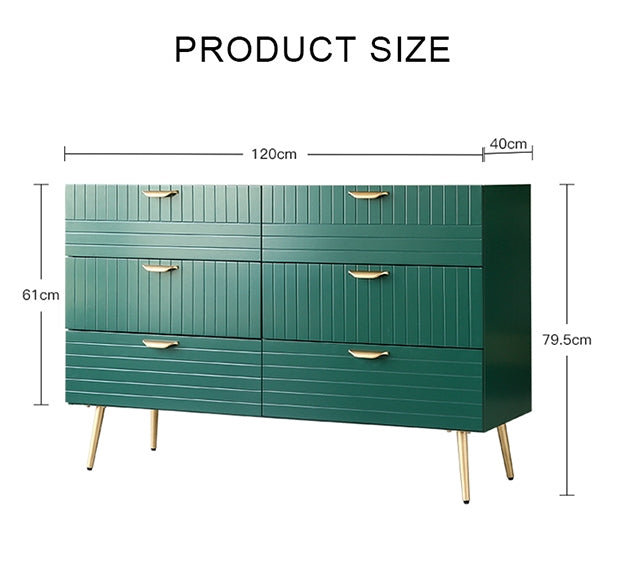 Ankhara Sideboard, Green-DodiTec WC1