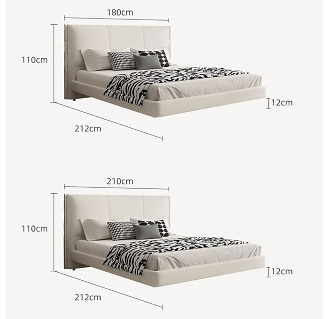 Wanda King Size / Super King Size Bed, White Or Black-DodiTec WC1