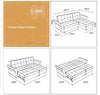 SB162 Three Seater Sofa Bed-DodiTec WC1