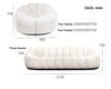 Arsav Pumpkin Armchair, White Boucle, Clearance-DodiTec WC1