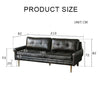 Hemenway Two Seater Sofa, Full Grain Leather-DodiTec WC1