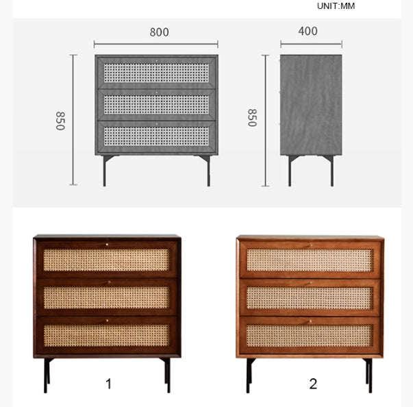 Liana Cabinet, Rattan-DodiTec WC1