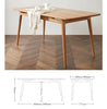 Giano Dining Table, Oak-DodiTec WC1