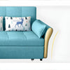 SB152 Two Seater Sofa Bed, Blue