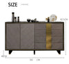 IS82 Large Sideboard, Grey & Gold-DodiTec WC1