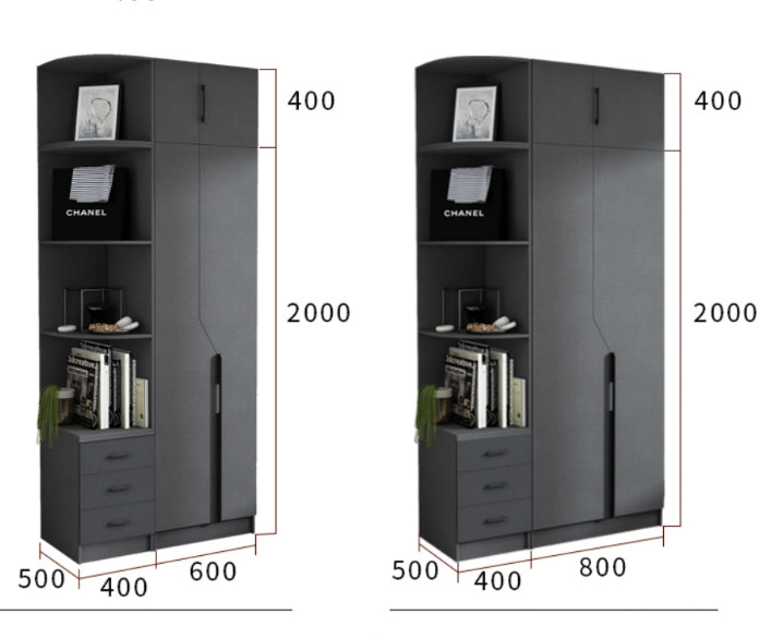 KA9381 Wardrobe, Different Sizes Available-DodiTec WC1