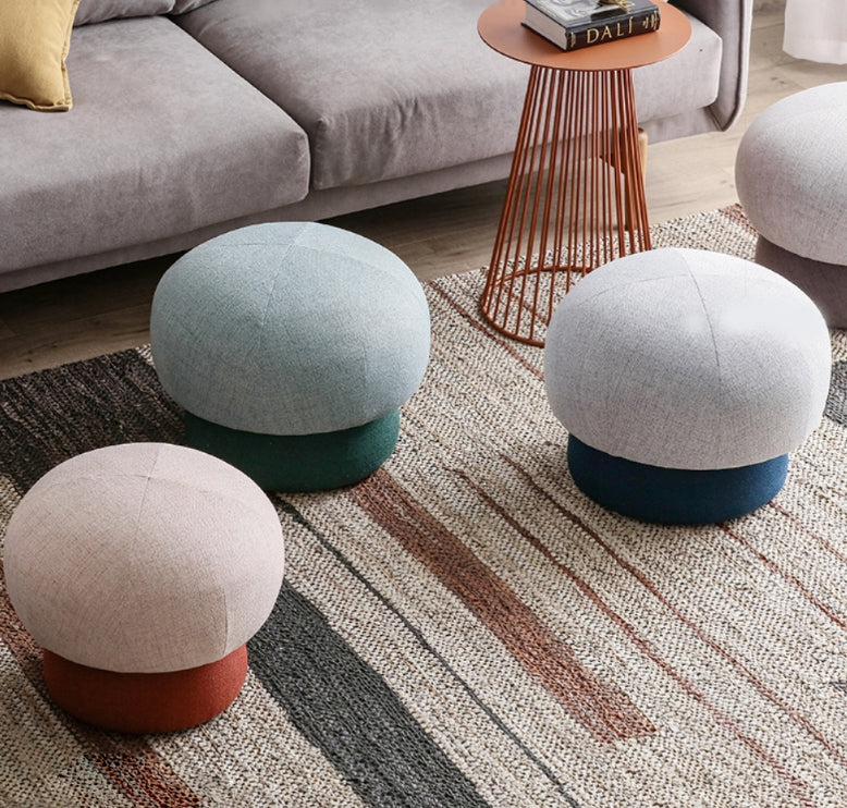 K82 MUSHROOM Kid Footstool, Multiple Color Available-DodiTec WC1