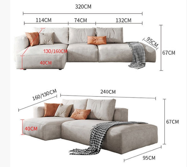 Samona Three Seater Corner Sofa, Leathaire-DodiTec WC1