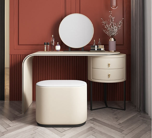 Noorali Dressing Table with Mirror, More Colors Available-DodiTec WC1