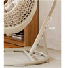 Pearl Rattan Garden Hanging Egg Chair with Stand, Garden Furniture Outdoor/Indoor-DodiTec WC1