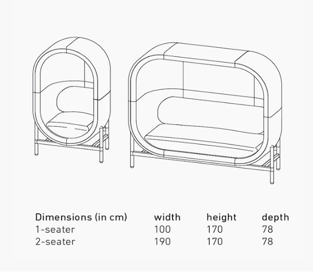 Space Egg Shape Sofa-DodiTec WC1