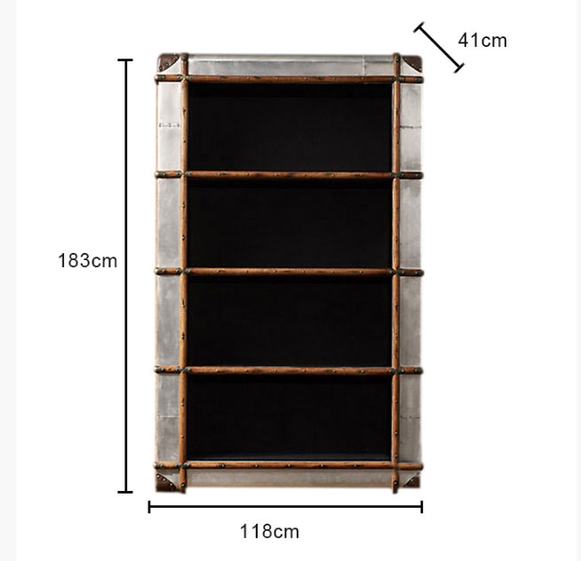 AF55 Aviator Bookcase, Loft Style-DodiTec WC1