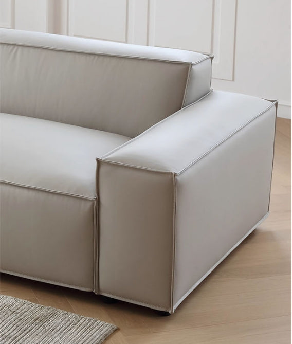 Ximenes Two Seater Sofa, Leathaire