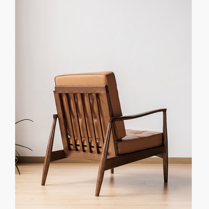 Hans CH32 Green Armchair, Solid Wood