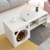 Marioni Coffee Table With Pet House, Wood | DodiTec WC1