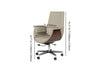 Deon E43 Home Office Chair, Medium Size-DodiTec WC1