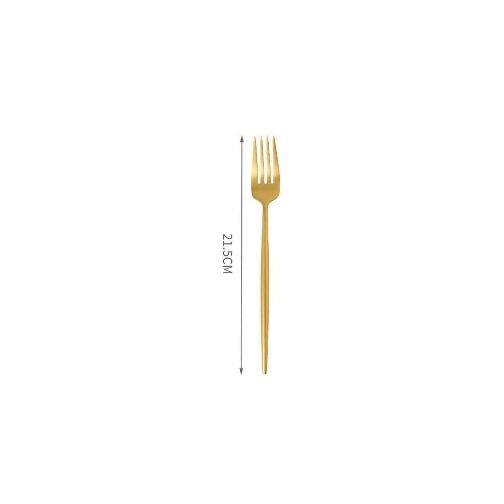 11 Piece Cutlery Set, Gold | DodiTec WC1