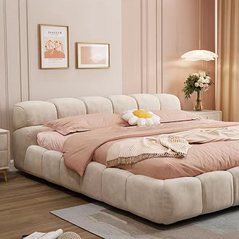 Mamie Double Bed, Velvet | DodiTec WC1