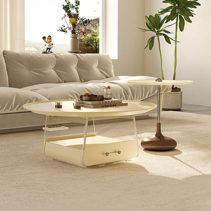 Meral Stylish Coffee Table Set, Stainless Steel | DodiTec WC1