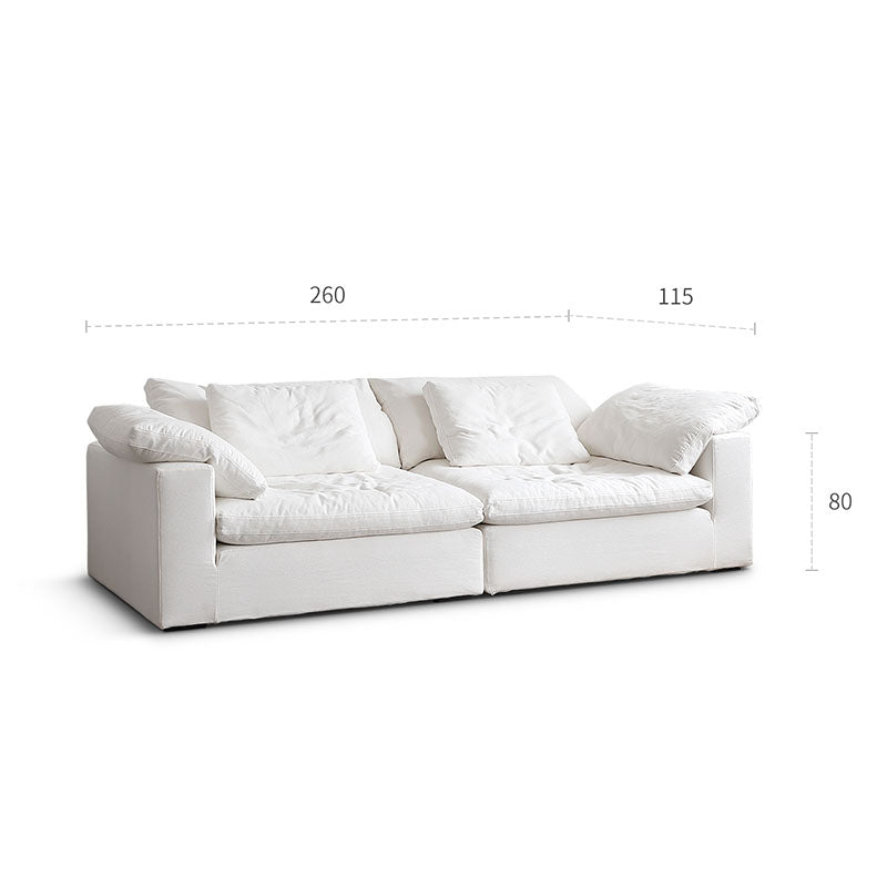 Ransom Two Seater Sofa, Linen-DodiTec WC1