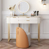 Hines Dressing Table with Mirror, Cream-DodiTec WC1