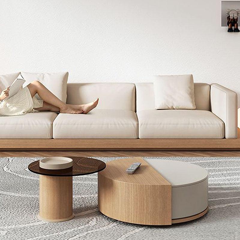 Ndre Nesting Coffee Table With TV Stand, Living Room Set | DodiTec WC1