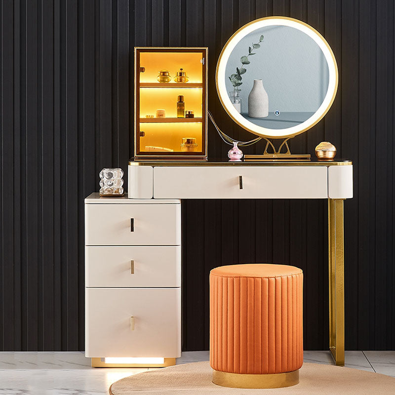 Isai Extendable Dressing Table With LED Mirror | DodiTec WC1