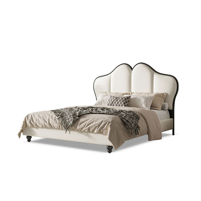 Tracy Cream Double Bed, White | DodiTec WC1