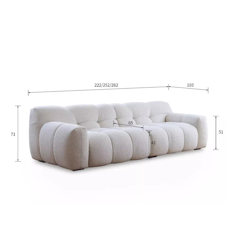 Tasya Three Seater Sofa, Cashmere-DodiTec WC1