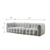 Zobah Three Seater Sofa, Boucle-DodiTec WC1