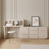 Dinah Dressing Table With Sideboard, Cream or Black-DodiTec WC1