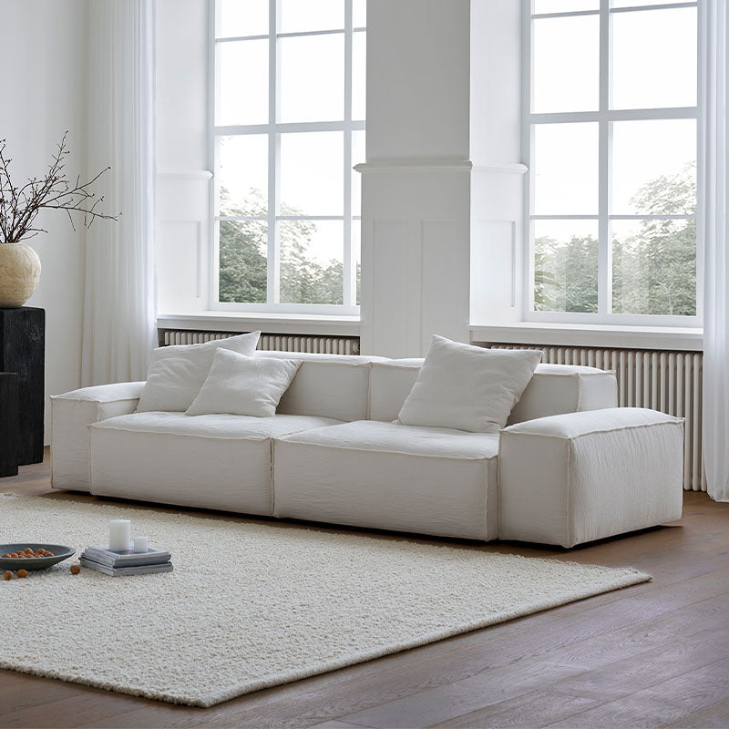 Zaavan Modular Two Sofa, Linen-DodiTec WC1