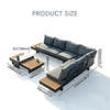 Katerina Outdoor Corner Sofa Set-DodiTec WC1