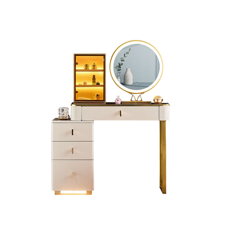 Isai Extendable Dressing Table With LED Mirror | DodiTec WC1