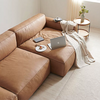 Lucian Four Seater modular Sofa, Real Leather-DodiTec WC1