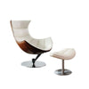 Lobster Lounge Chair, Walnut Texture & Chrome Base | DodiTec WC1