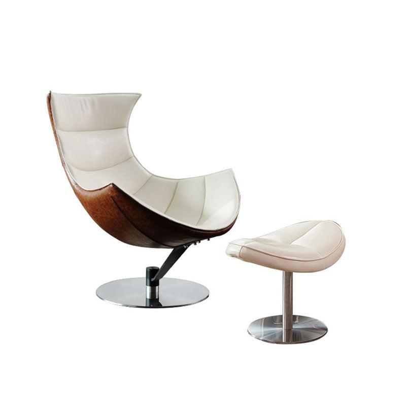 Lobster Lounge Chair, Walnut Texture & Chrome Base | DodiTec WC1