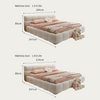 Mamie King Size Bed, More Sizes, Velvet With Storage, Gaslift-DodiTec WC1