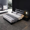 Luca King Size Superking Size Bed, Leather