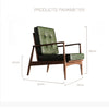 Hans CH32 Green Armchair, Solid Wood-DodiTec WC1